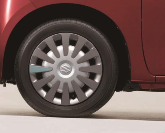 SUZUKI スズキ 純然たる 銀輪声遣い オフブルー AC17 9923A-84S20-002 | WAGONR SMILE 手押し車R含み笑い 車装具 鉄道車両装具 一部分 部分品 付属品 車 四輪車 エクステリア タイア装具 タイア一部分 銀輪一部分 車用銀輪 ワンポイント お洒落 カスタム