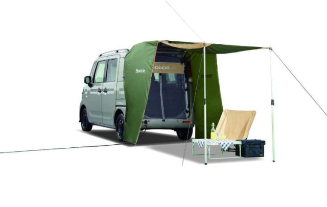 SUZUKI スズキ 純正 バックドアネット ABP5 99244-79R00 | SPACIA BASE スペーシアベース 車用品 カー用品 自動車 車 グレードアップ アクセサリー ドレスアップ 虫侵入防止 カスタム おしゃれ 取り付け キャンプ パーツ DIY ネット 部品 外装 装飾 飾り 便利 休憩 保護 換気_1