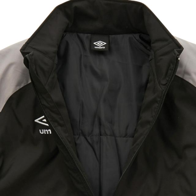 umbro アンブロ 中綿 ウーブンジャケット ブラック S UAA4120 BLK