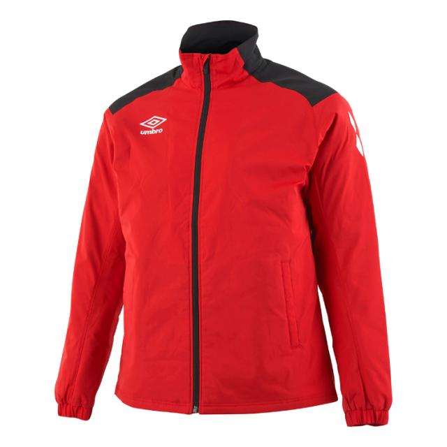 umbro アンブロ 中綿 ウーブンジャケット マンチェスターレッド O UAA4120 MRED | スポーツ スポーツ用品 運動 服 衣類 ウエア アウター ジャケット 防寒 防風 はっ水 ストレッチ 保温 機能性 素材 ブランド シンプル 快適 おすすめ サッカー フットサル XL 2L LL レッドの通販は 9,797円
