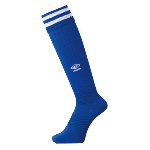 umbro アンブロ ラインストッキング ブルー 19-21 UAS8310 BLU | スポーツ スポーツ用品 運動 服 衣類 ウエア 小物 靴下 くつ下 ソックス ストッキング 機能性 ブランド 快適 デザイン シンプル 刺繍 素材 サッカー フットサル 19 19.5 20 20.5 21 ブルー