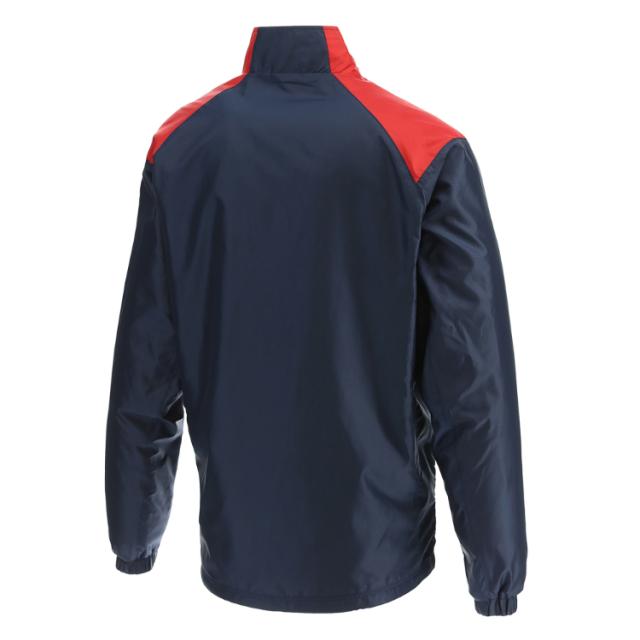 umbro アンブロ 裏起毛 ウインドジャケット ネイビーｘマンチェスターレッド L UBA4024 NVRD | スポーツ スポーツ用品 運動 服 衣類 ウエア アウター ジャケット 防風 はっ水 保温 機能性 快適 ブランド シンプル デザイン 着心地 サッカー フットサル L ネイビー レッド