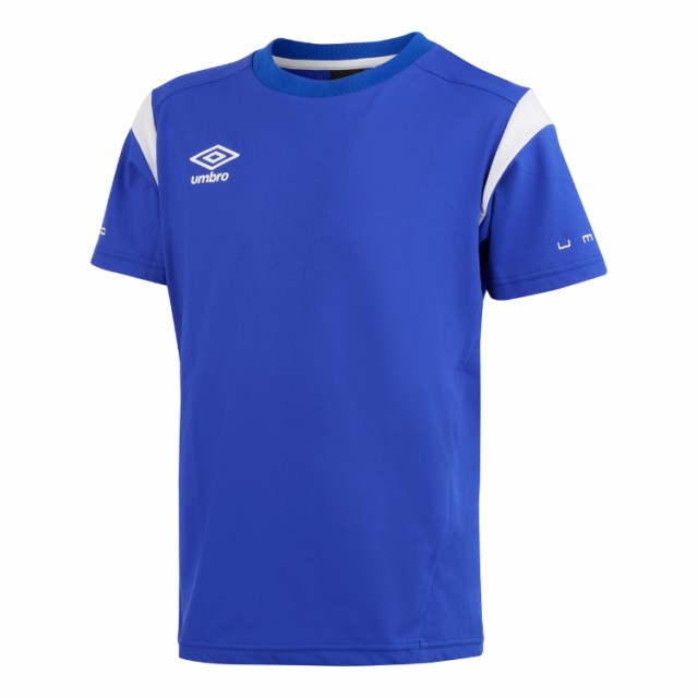 umbro アンブロ 半袖プラクティスシャツ ブルー 130 UUJVJA55 BLU