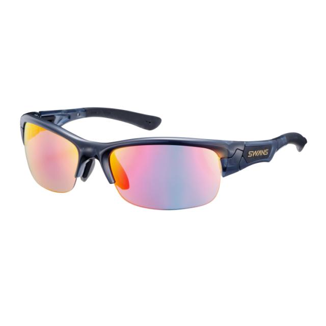 SWANS 山本光学 SPB-3518 クリアネイビー SPB-3518 CNAV | 眼鏡 メガネ めがね サングラス アイウェア スポーツグラス アイガード 野球 テニス スポーツ UVカット 紫外線対策 アウトドア ランニング 便利 男女兼用 ユニセックス