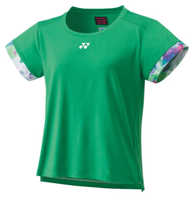 YONEX ヨネックス ウィメンズゲームシャツ アロエ M 20698 547 | スポーツ 運動 テニス ゲームシャツ シャツ 半袖 トップス ウエア ウェア ウィメンズ レディース Mサイズ M UVカット 吸汗速乾 ストレッチ 制電 ベリークール 再生ポリエステル アロエの通販は