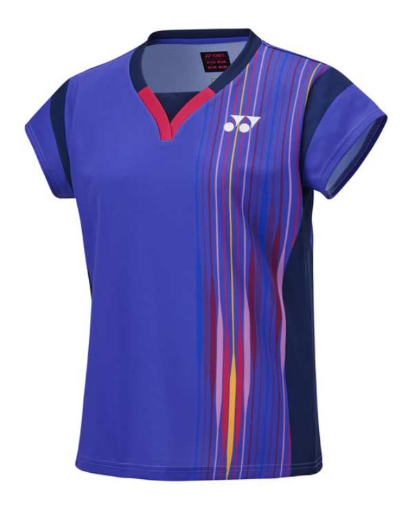 YONEX ヨネックス ウィメンズゲームシャツ バイオレット S 20913Y 44 | スポーツウェア ウエア 衣類 トップス バドミントン ウィメンズ レディース 半袖 ハーフスリーブ シャツ ポリエステル素材 吸熱 ドライ UVカット 紫外線対策 吸汗速乾 静電気防止 機能性