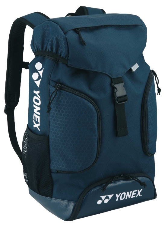 YONEX ヨネックス バックパック ネイビーブルー BAG158AT 019 | スポーツ バックパック リュック カバン 鞄 大容量 37L シューズポケット ナイロン素材 テニス サッカー ゲーム 遠征 練習 試合 ユニセックス ジュニア キッズ