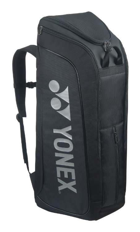 YONEX ヨネックス スタンドバッグ ブラック BAG2403 7 | スタンドバッグ ブラック 鞄 かばん テニス ラケット入れ シューズポケット 収納 撥水 ポリエステル 運動 練習 試合 部活 スポーツ用品 アクセサリー ブランドロゴ