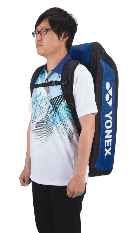 YONEX ヨネックス スタンドバッグ コバルトブルー BAG2403 60 | スタンドバッグ コバルトブルー 鞄 かばん テニス ラケット入れ シューズポケット 収納 撥水 ポリエステル 運動 練習 試合 部活 スポーツ用品 アクセサリ ブランドロゴ_1