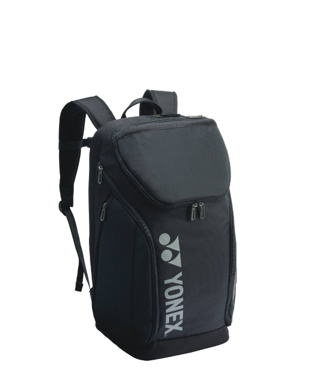 YONEX ヨネックス バックパックＬ ブラック BAG2408L 7 | バックパックＬ ブラック 鞄 かばん テニス ラケット入れ シューズポケット 収納 撥水 背面通気立体構造 運動 練習 試合 部活 スポーツ用品 小物 ブランドロゴ
