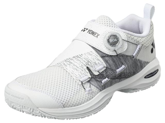 YONEX ヨネックス パワークッションコンフォートWD5GC ホワイト 22 SHTCWD5G 011 | テニス シューズ 長距離 靴 パワークッション フィット 微調節可能ダイヤル 軽量 衝撃吸収反発素材 安定性重視 部活 練習 試合 大会 ゲーム ブランド スポーツ スポーツ用品 ユニセックス