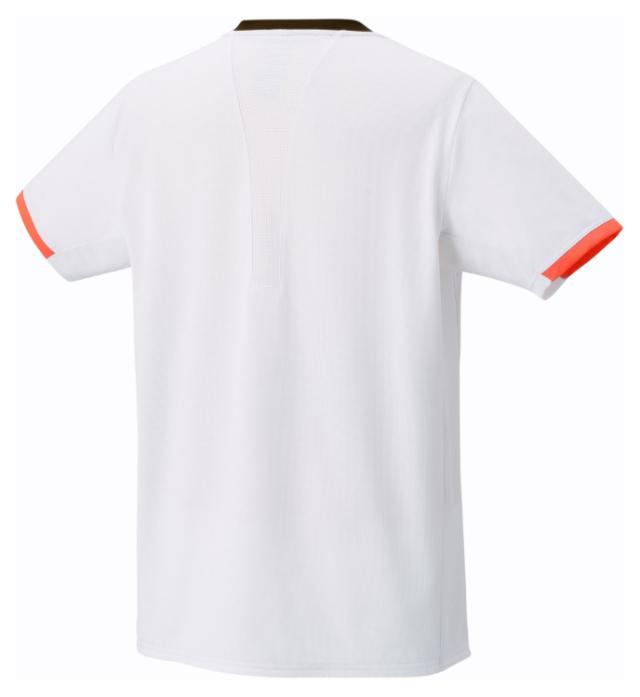 YONEX ヨネックス ユニゲームシャツ クールホワイト M 10626 570 | テニスウェア バドミントンウェア レディース メンズ ユニセックス 半袖 吸汗速乾 ストレッチ テニス バドミントン 軽量 通気性 試合 スポーツウェア 人気 夏用 冬用_1