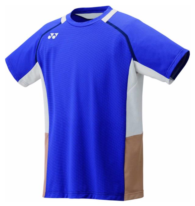 YONEX ヨネックス メンズゲームシャツ ブル—ベリ— M 10637 118 | テニスウェア バドミントンウェア メンズ 半袖 吸汗速乾 通気性 速乾素材 軽量 男性 テニス バドミントン ドライ UVカット ストレッチ 試合トレーニング 快適 汗対策