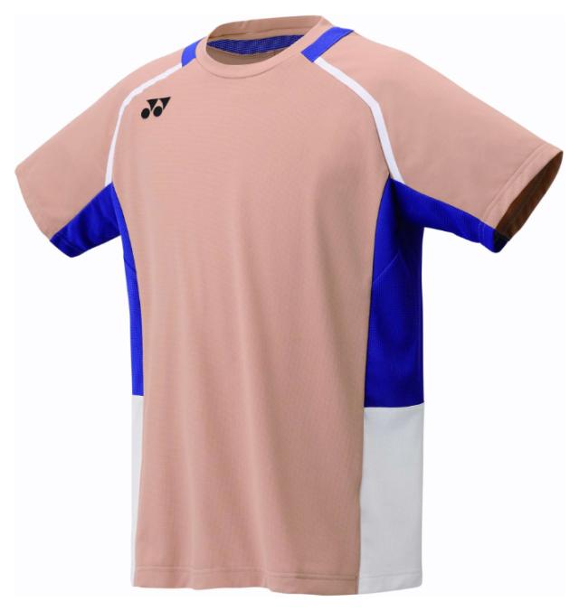 YONEX ヨネックス メンズゲームシャツ ミストブラウン XO 10637 578 | テニスウェア バドミントンウェア メンズ 半袖 吸汗速乾 通気性 速乾素材 軽量 男性 テニス バドミントン ドライ UVカット ストレッチ 試合トレーニング 快適 汗対策