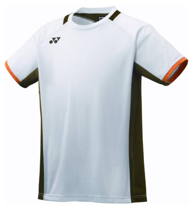 YONEX ヨネックス メンズゲームシャツ ホワイト L 10638 11 | テニスウェア バドミントンウェア メンズ 半袖 吸汗速乾 通気性 速乾素材 軽量 男性 テニス バドミントン ドライ UVカット ストレッチ 試合トレーニング 快適 汗対策