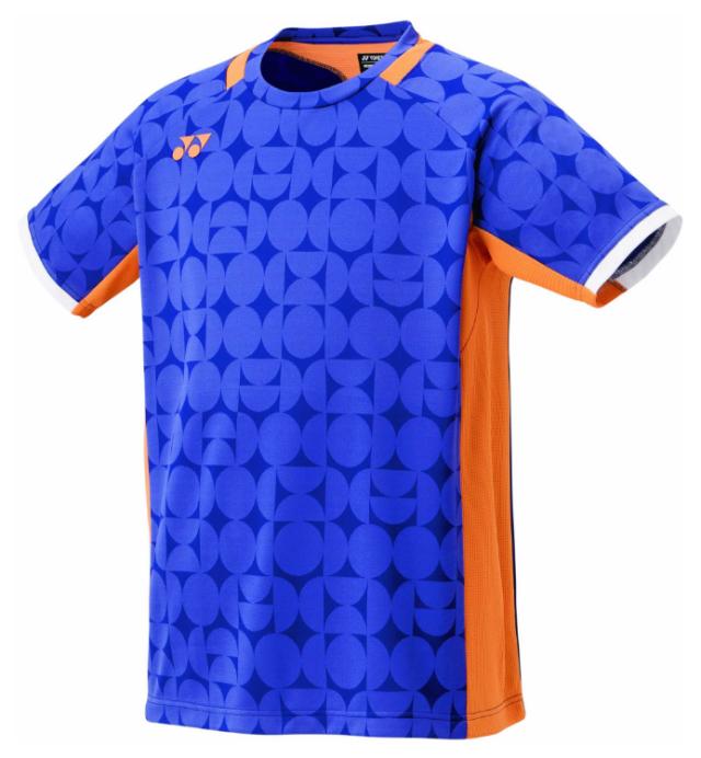 YONEX ヨネックス メンズゲームシャツ ブル—ベリ— SS 10638 118 | テニスウェア バドミントンウェア メンズ 半袖 吸汗速乾 通気性 速乾素材 軽量 男性 テニス バドミントン ドライ UVカット ストレッチ 試合トレーニング 快適 汗対策