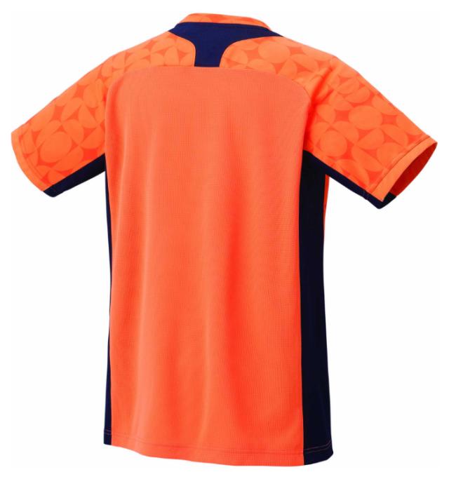 YONEX ヨネックス メンズゲームシャツ ハイオレンジ SS 10638 752 | テニスウェア バドミントンウェア メンズ 半袖 吸汗速乾 通気性 速乾素材 軽量 男性 テニス バドミントン ドライ UVカット ストレッチ 試合トレーニング 快適 汗対策_1