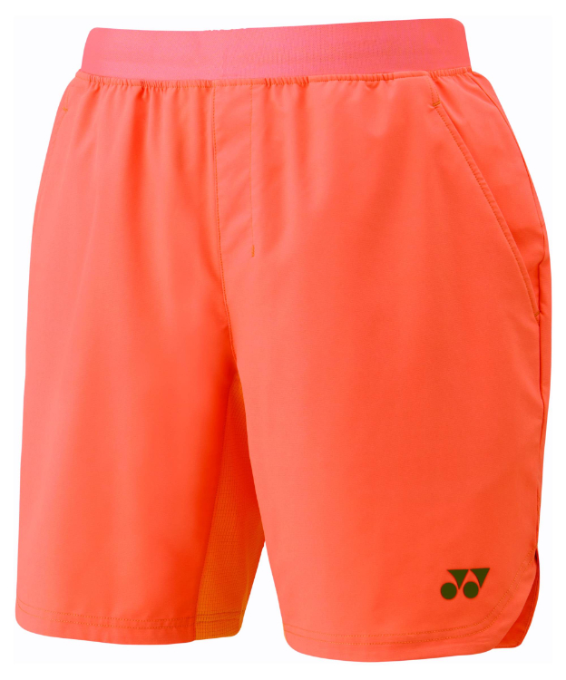 YONEX ヨネックス ユニハーフパンツ ハイオレンジ L 15198 752 | テニスウェア バドミントンウェア レディース メンズ ユニセックス ハーフパンツ 吸汗速乾 ストレッチ テニス バドミントン 軽量 通気性 試合 スポーツウェア 人気 夏用 冬用