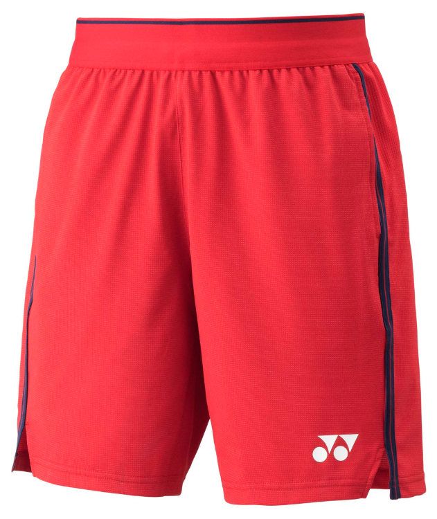 YONEX ヨネックス メンズニットハーフパンツ クリアーレッド O 15207 459 | テニスウェア バドミントンウェア メンズ ハーフパンツ 吸汗速乾 通気性 速乾素材 テニス バドミントン ドライ UVカット ストレッチ 試合トレーニング 快適 汗対策