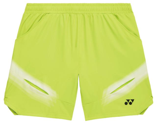 YONEX ヨネックス ユニハーフパンツ フレッシュライム SS 15234 680 | スポーツ トレーニング ウエア ウェア ボトムス パンツ ズボン ハーフ丈 涼感 吸熱 UVカット 紫外線対策 吸汗性 速乾性 制電 静電気抑制 ユニセックス 男女兼用 メンズ レディース