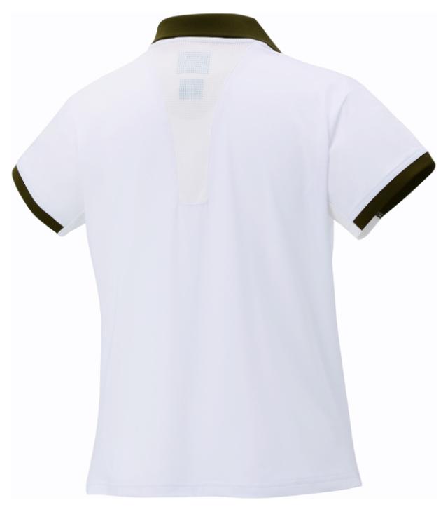 YONEX ヨネックス ウィメンズゲームシャツ クールホワイト O 20834 570 | テニスウェア バドミントンウェア ウィメンズ 女性 半袖 吸汗速乾 通気性 速乾素材 テニス バドミントン ドライ UVカット ストレッチ 試合トレーニング 快適 汗対策_1