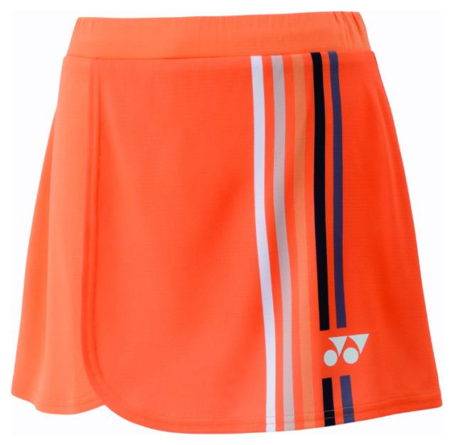 YONEX ヨネックス ウィメンズスカート(インナースパッツ付) ハイオレンジ S 26156 752 | テニスウェア バドミントンウェア ウィメンズ スカート スコート 吸汗速乾 通気性 速乾素材 テニス バドミントン ドライ UVカット ストレッチ 試合トレーニング 快適