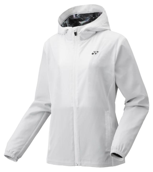 YONEX ヨネックス ウィメンズ裏地付ウォームアップパーカー ホワイト