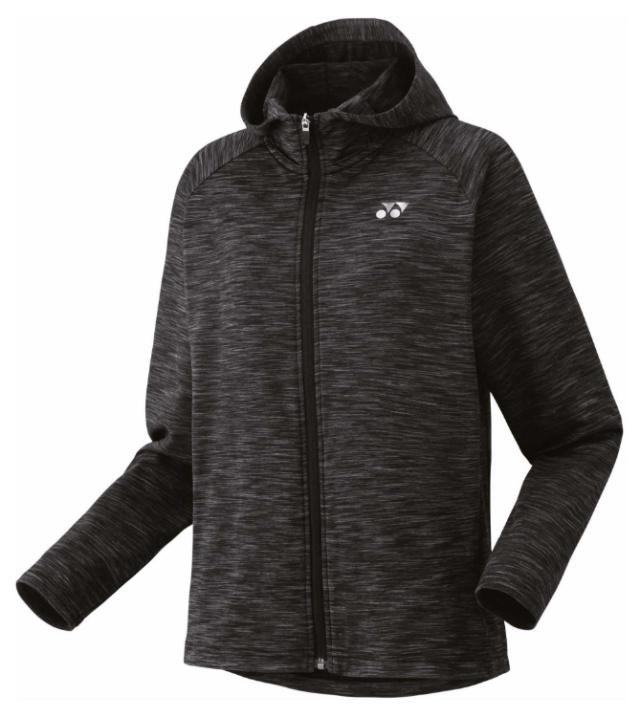 YONEX ヨネックス ウィメンズニットウォームアップパーカー ブラック L 58114 7 | テニスウェア バドミントンウェア レディース 女性用 woman 暖かい ジャージ ウォーミングアップ テニス バドミントン 試合 スポーツウェア 秋服 冬服 上着