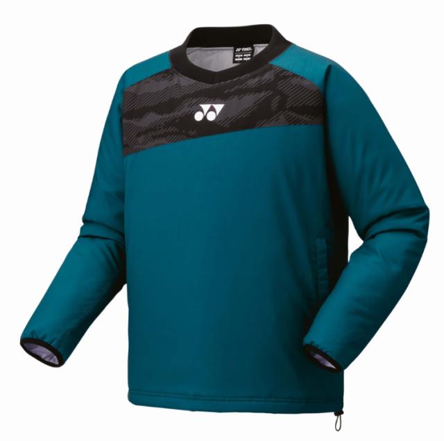 YONEX ヨネックス ユニ中綿Vブレーカー ディープグリーン O 90095 269 | テニスウェア バドミントンウェア レディース メンズ ユニセックス 男女兼用 暖かい ウインドブレーカー ウォーミングアップ テニス バドミントン 試合 スポーツウェア