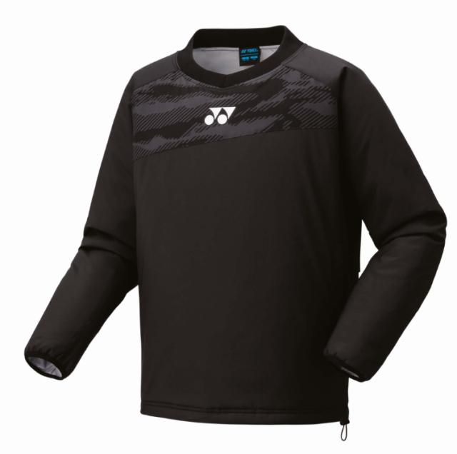 YONEX ヨネックス ジュニア中綿Vブレーカー ブラック J140 90095J 7 | テニスウェア バドミントンウェア 子供 ジュニア キッズ 小学生 こども用 暖かい 上着 ウインドブレーカー ウォーミングアップ テニス バドミントン 試合 スポーツウェア