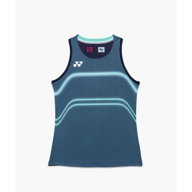YONEX ヨネックス ウィメンズフィットタンクトップ ダークネイビー O 20944 554 | スポーツ トレーニング ウエア ウェア トップス ノースリーブ スリーブレス タンクトップ 涼感 吸熱 UVカット 紫外線対策 吸汗性 速乾性 ストレッチ性 制電 レディース ウィメンズ