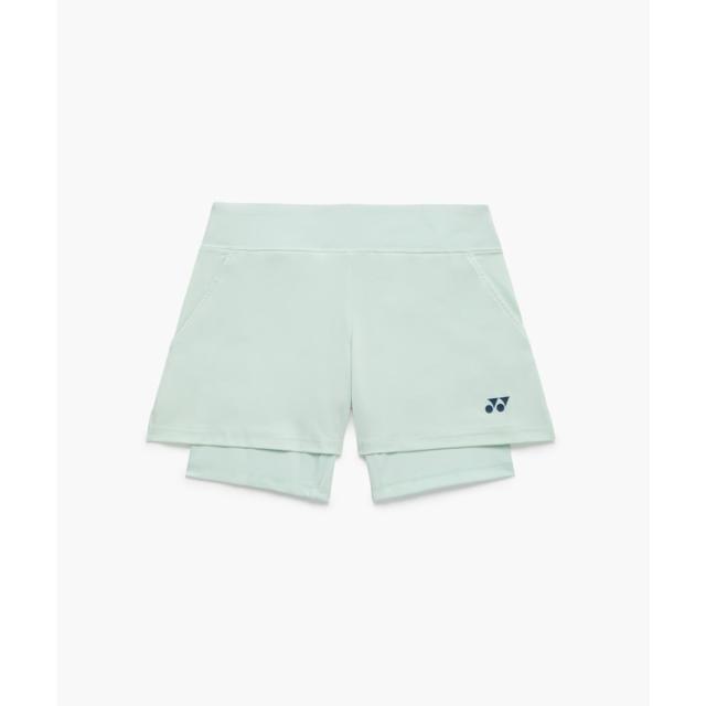 YONEX ヨネックス ウィメンズショートパンツ アイスブルー M 25120 308 | スポーツ トレーニング ウエア ウェア ボトムス パンツ ズボン ショートパンツ ショート丈 UVカット 紫外線対策 吸汗性 速乾性 制電 静電気抑制 スポーツウェア レディース ウィメンズ
