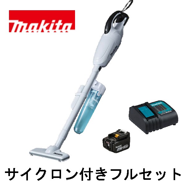 当店だけ！バッテリー充電器も1年保証! マキタ CL141FDRFW(サイクロン