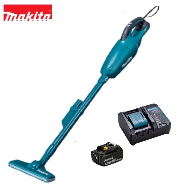 当店だけ！バッテリー充電器も1年保証! マキタ 青 18V コードレス 掃除機 カプセル式 CL180FDZ + バッテリー BL1830B + コンパクト充電器DC18WC 充電式 クリーナー 当店オリジナルセット リチウムイオンバッテリー コードレス掃除機 CL180FDRF(コンパクト・静音ver)
