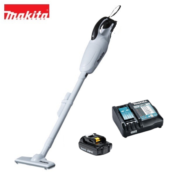 当店だけ！バッテリー充電器も1年保証! マキタ CL180FDZW 18V コードレス 掃除機 カプセル式 CL180FDZW + 軽量バッテリー BL1815N + 急速充電器DC18RF 充電式 クリーナー 当店オリジナル CL180FDRFW軽量ver リチウムイオンバッテリー コードレス掃除機