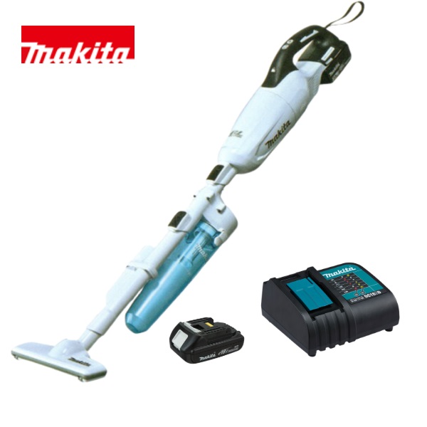 マキタ コードレス掃除機 18V カプセル式 CL280FDZW + ロック付 サイクロンアタッチメント + 軽量バッテリー BL1820B + 静音充電器DC18SD 充電式 クリーナー リチウムイオンバッテリー コードレス 掃除機 最新モデル! 当店オリジナルセット CL280FDFCW (軽量・静音ver)の通販は