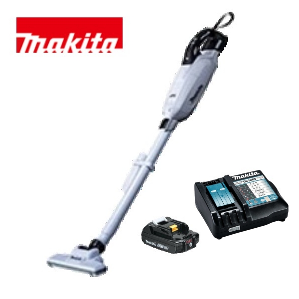 当店だけ！バッテリー充電器も1年保証! マキタ コードレス掃除機 18V 紙パック式 白 バッテリー 充電器 当店オリジナルセット CL285FDRFW (軽量・静音ver)