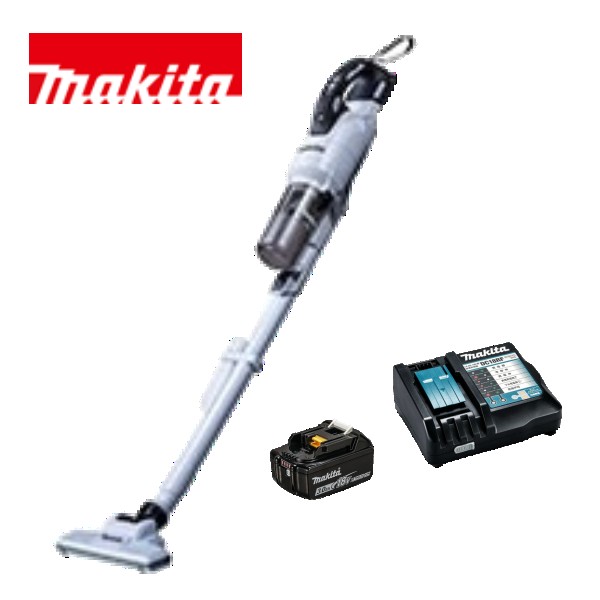 当店だけ！バッテリー充電器も1年保証! マキタ 白 CL286FDRFW コードレス掃除機 18V サイクロン一体式 バッテリー 充電器 スイッチ クリーナー  makita