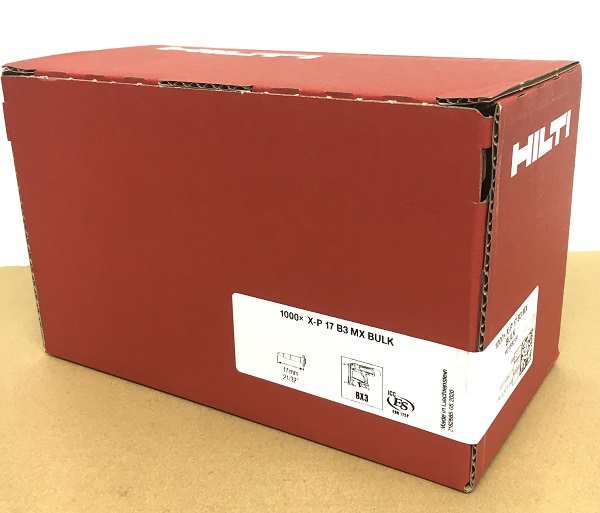 HILTI ヒルティ BX 3用ピン (連発) X-P 17 B3 MX (1000本) 17mm