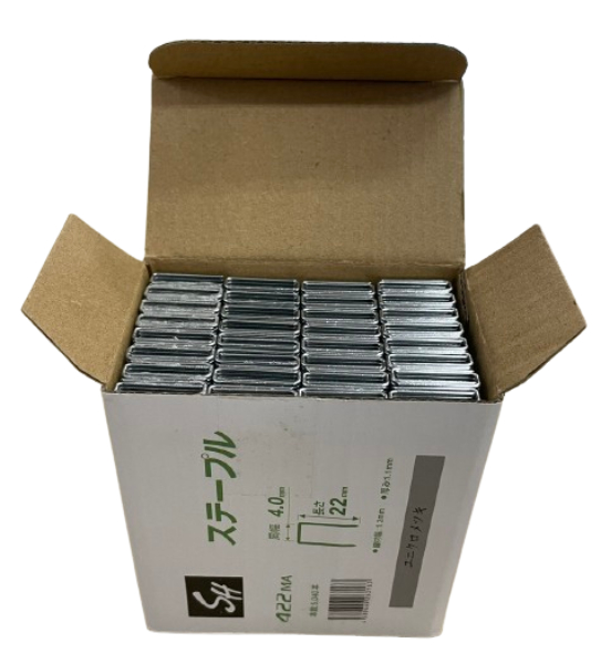 MA線4mm ステープル 422MA  5040本X10箱 22mm 50400本 エアタッカ SH2052 精品工房_1