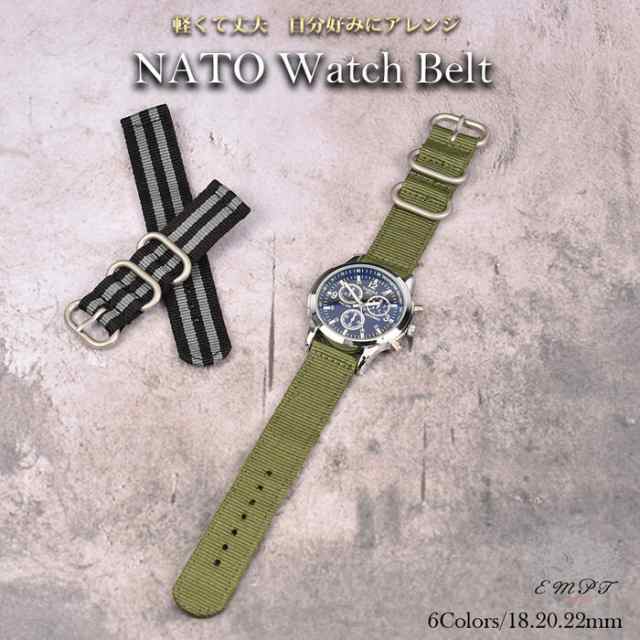 ■新品■ミリタリー NATOバンド 腕時計 青 カジュアル アウトドア