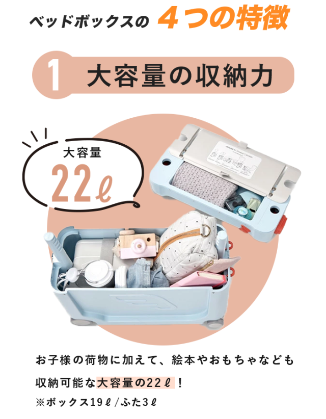 【日本正規販売店】ストッケ ジェットキッズ ベッドボックス トラベルバンドル キャリーケース 子供用 キャリーバッグ スーツケース リュック バックパック STOKKE JETKIDS 出産祝い 乗れる_7