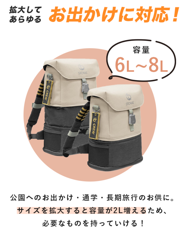 【日本正規販売店】ストッケ ジェットキッズ ベッドボックス トラベルバンドル キャリーケース 子供用 キャリーバッグ スーツケース リュック バックパック STOKKE JETKIDS 出産祝い 乗れる_14