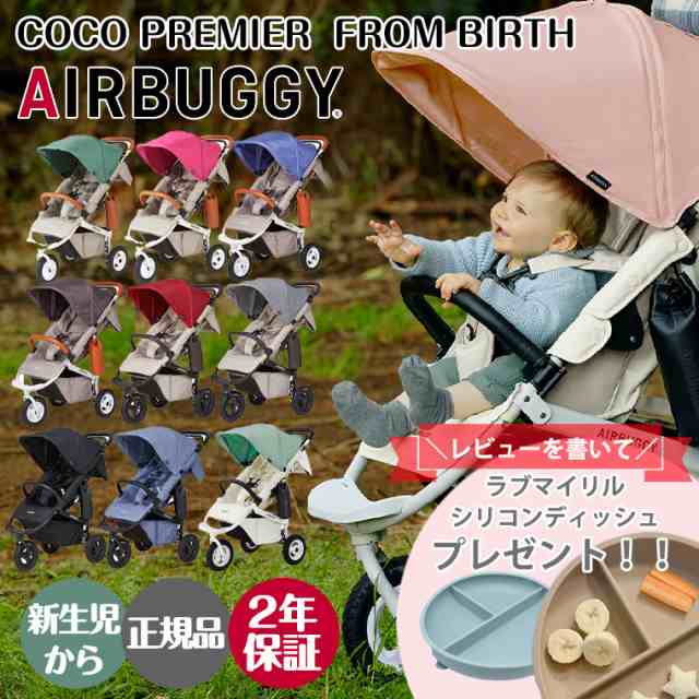 エアバギー COCO PREMIER 3輪ベビーカー ココ 被さり プレミア