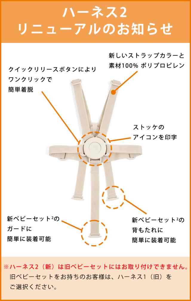 ストッケ トリップトラップ ハーネス2 ハーネス ベビー 赤ちゃん