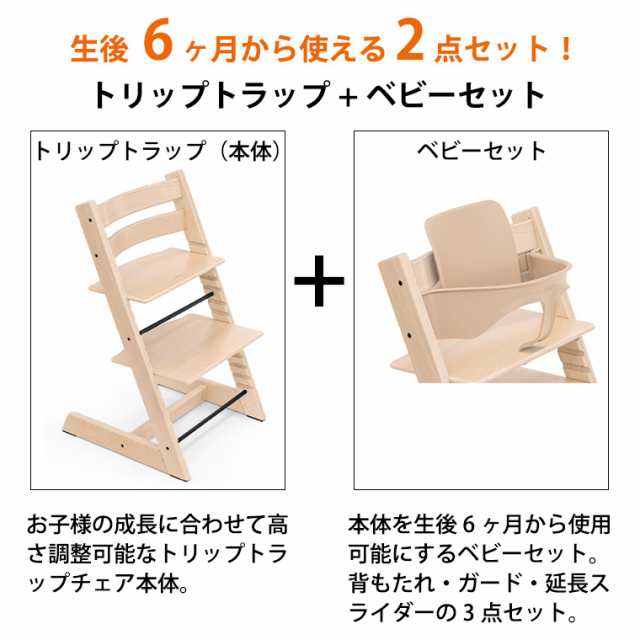 STOKKE トリップトラップ ベビーチェア ナチュラル 説明書 シリアル6