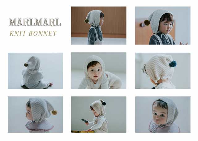 マールマール ニットボンネット knitbonnet2 MARLMARL 出産祝いの通販