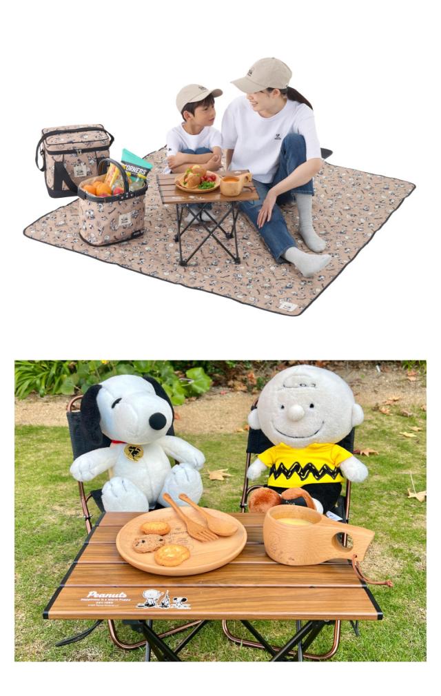 正規販売店】ロゴス SNOOPY（PEANUTS 75years）アルミトップロール