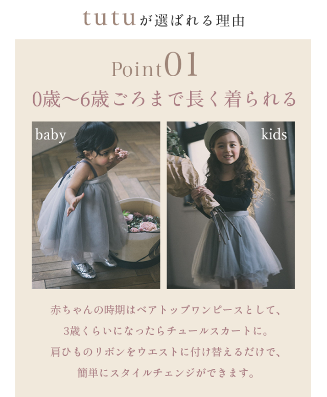 マールマール チュチュ スカート tutu MARLMARL ［お祝い 出産祝い］の