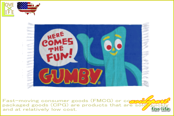 アメリカン雑貨 ラグマット Gumby コットンマット Cotton Mat マット 敷物 ガンビー アメキャラ 雑貨 アメの通販はau Pay マーケット ワールドショップ